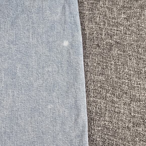 American Eagle Jeans Womens 12 Regular High Rise Baggy Wide Leg Light Blue Cargo - Picture 12 of 14